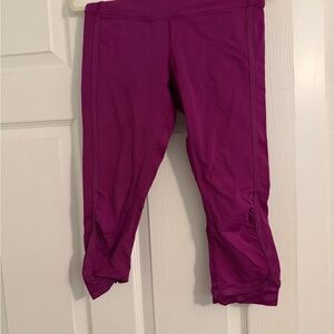 Lululemon Purple Capri Leggings